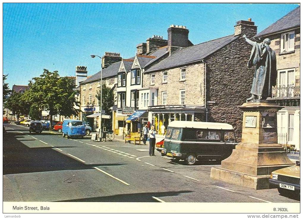 Britain United Kingdom - Main Street, Bala Postcard [P1050] - Merionethshire