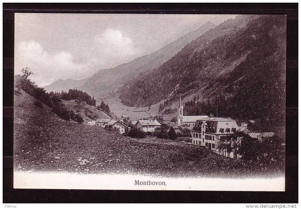 MONTBOVON - Vue Générale - Non Circulé - Nicht Gelaufen - Not Circulated. - Montbovon