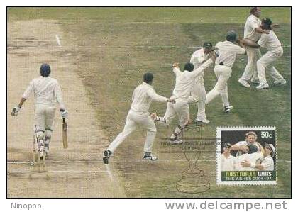 Australia-2007 Cricket,50c The Last Wicket   Maximum Card - Cricket