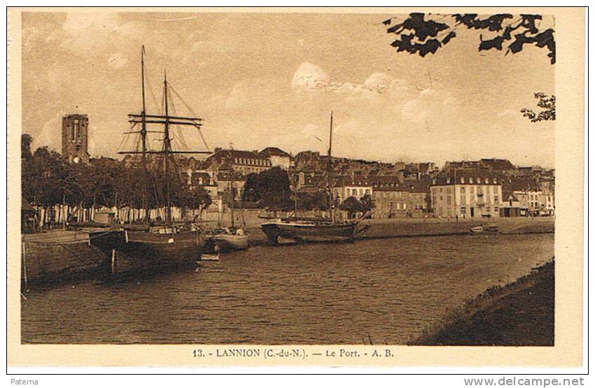 LANNION, Le Port , El Puerto ( Francia), Postal, Post Card, `pstkarte, - Lannion