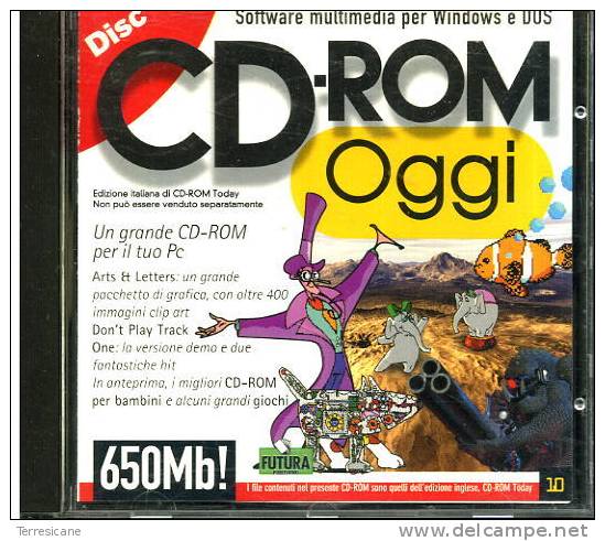 X CD ROM OGGI WIN DOS 650 MB FUTURA N.10 - CD