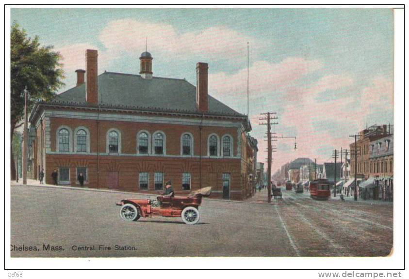 Chelsea, Massachusetts - Central Fire Station / Caserne De Pompier - Feuerwehr