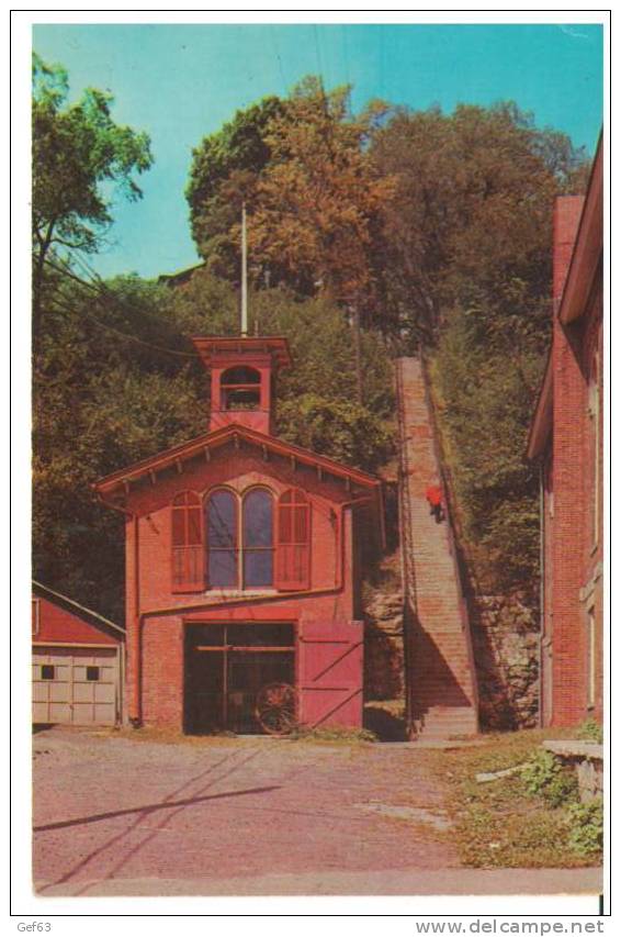 Galena, Illinois - Fire House #1 And Washington St. Teps - Central Fire Station / Caserne De Pompier - Feuerwehr