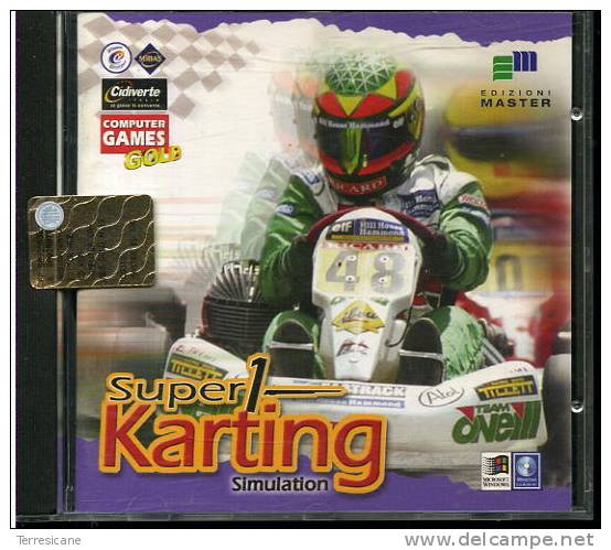 SUPER 1 KARTING SIMULATION EDIZIONI MASTER WIN - CD