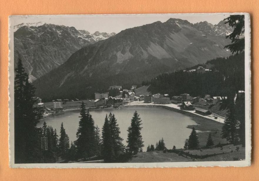 H1297 Arosa Obersee Mit Schafrücken. Cachet Arosa-Dorf 1937. Benker 258 - Arosa