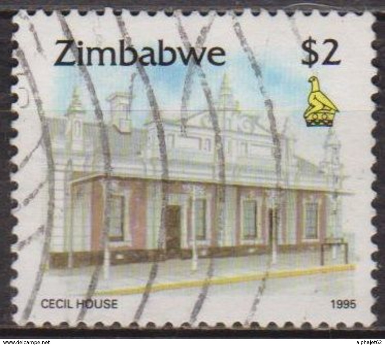 Monuments - ZIMBABWE - Cécil House - N° 325 - 1995 - Zimbabwe (1980-...)