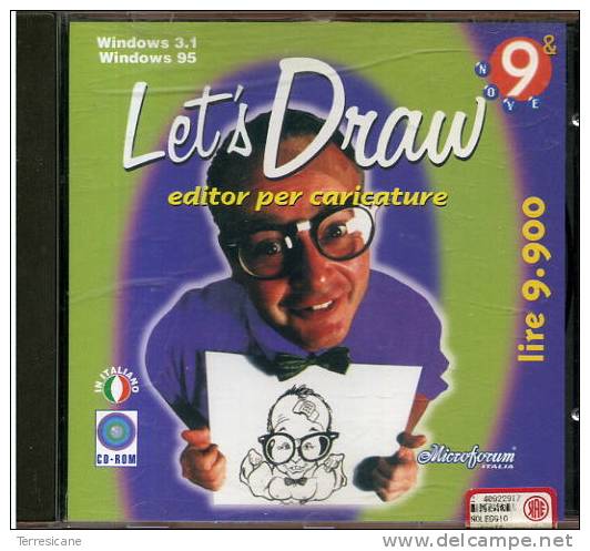 LET´S DRAW EDITOR PER CARICATURE MICROFORUM - CD