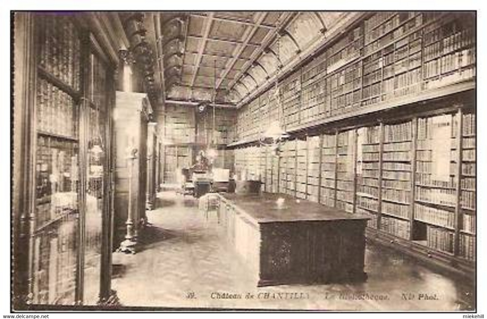 CHANTILLY(60-Oise)-BIBLIOTHEQUE DU CHATEAU-LIBRARY - Libraries