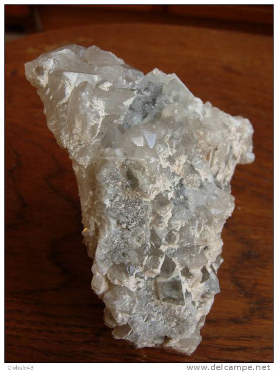 QUARTZ ENFUME ET FLUORINE MARSANGES 9 X 6 CM - Mineralien