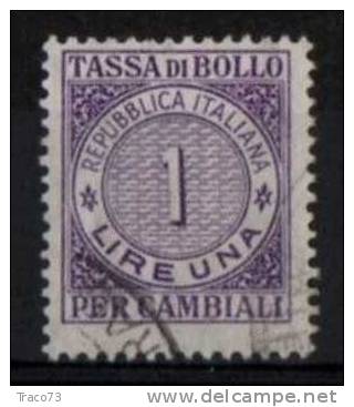 1957 / 62  - TASSA DI BOLLO PER CAMBIALI - LIRE  1  - Fil. Stella - Steuermarken