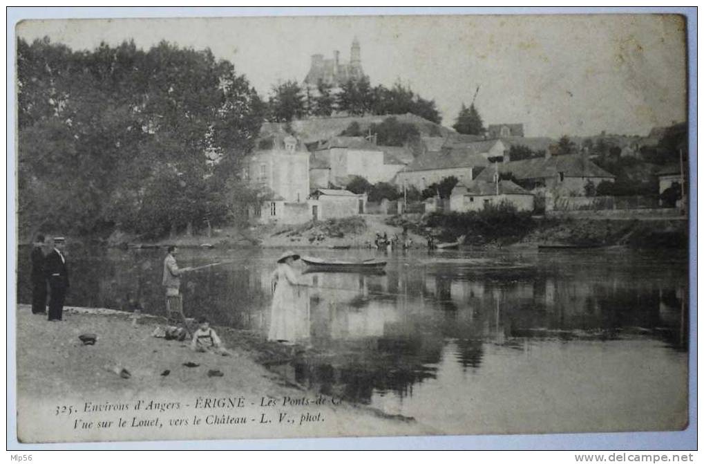 ERIGNE - LES PONTS DE CE   49   N° 325  - VUE SUR LE LOUET VERS LE CHATEAU - Les Ponts De Ce