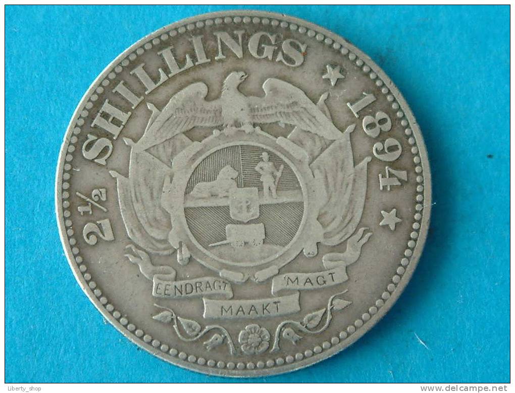 1894 - 2 1/2 SHILLINGS XF / KM 7 ( Details Zie Foto ) ! - Afrique Du Sud