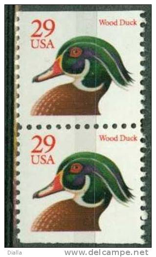 USA 1991 ,  Canard Carolin Oiseau / Bird Wood Duck MNH ** - Eenden