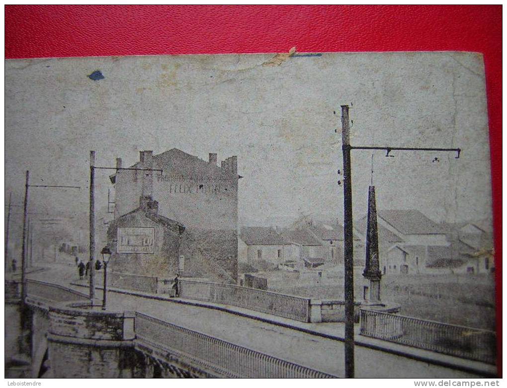 CPA-54 MEURTHE ET MOSELLE -SAINT NICOLAS DU PORT -LE PONT SUR LA MEURTHE-3 PHOTOS DE LA CARTE - Saint Nicolas De Port