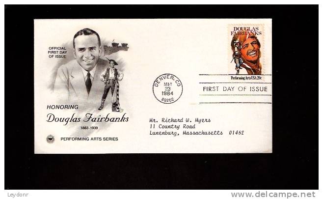 FDC Douglas Fairbanks - Scott # 2088 - 1981-1990