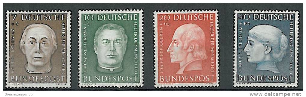 WEST GERMANY - 1954 HUMANITARIAN RELIEF - V1459 - Unused Stamps