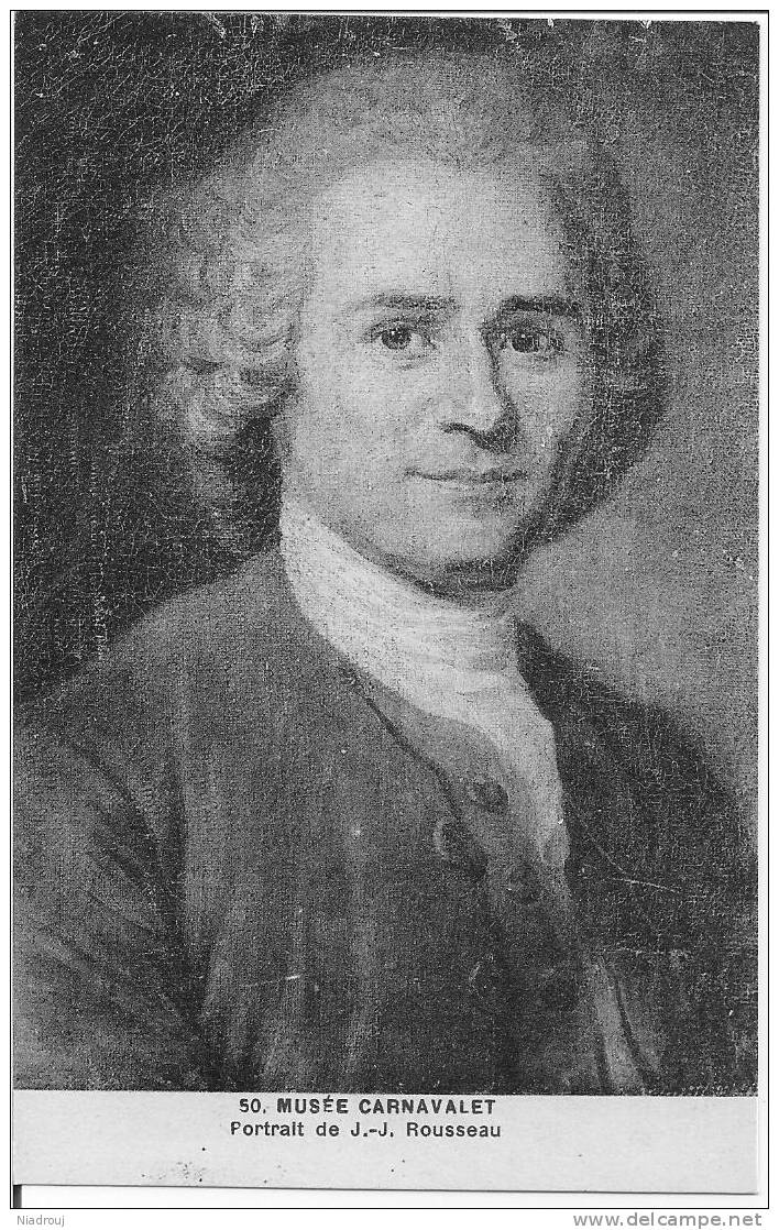 Portrait  De  Jean - Jacques  ROUSSEAU  -  Musée De Carnavalet - Personnages