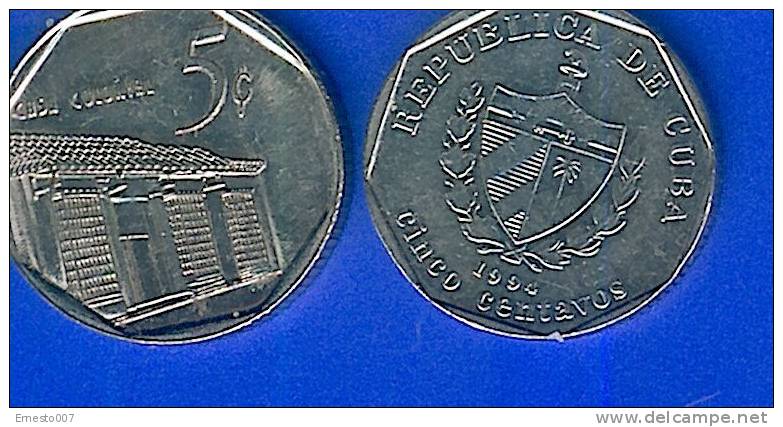 5 Centavos Aus Kuba -CUC- (cinco Centavos De Cuba) - Gebraucht, 2002 - Siehe Bilder - Kuba