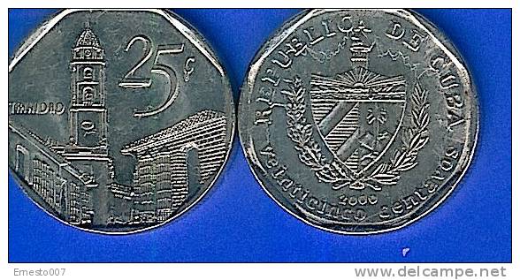 25 Centavos Aus Kuba -CUC- (veinticinco Centavos De Cuba) - Gebraucht, 1998 - Siehe Bilder - Cuba
