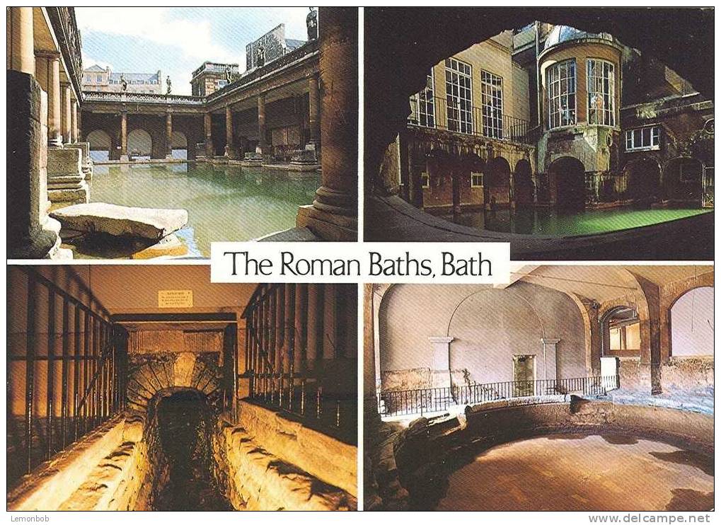 Britain United Kingdom - The Roman Baths, Bath Postcard [P1061] - Bath