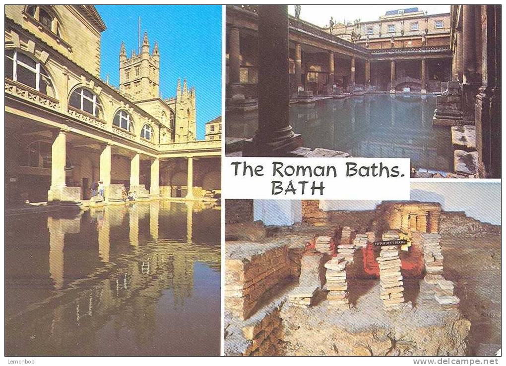 Britain United Kingdom - The Roman Baths, Bath Postcard [P1062] - Bath