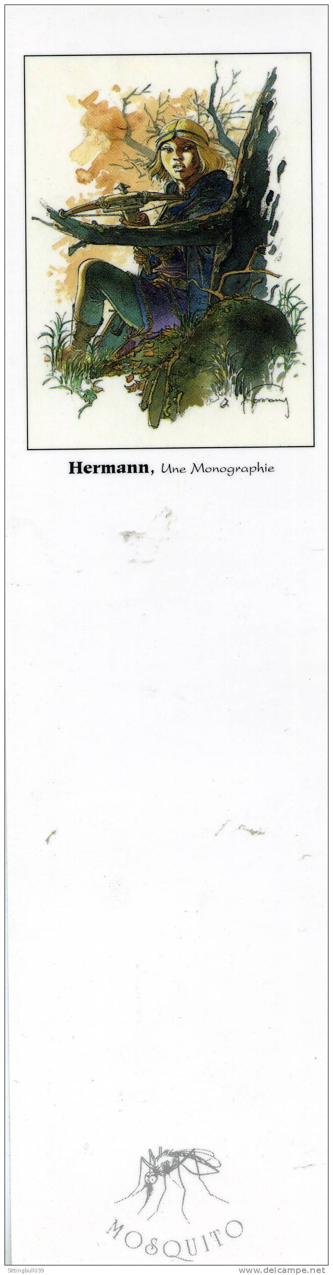 HERMANN. MARQUE-PAGE PUB MOSQUITO. Une Monographie. - Bladwijzers