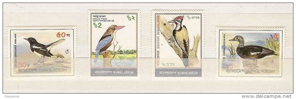 BANGLADESH   Oiseaux  183 186 ** - Specht- & Bartvögel
