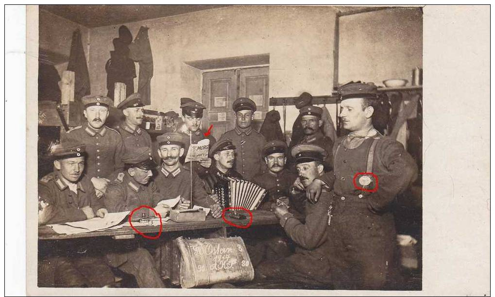 SOLDATS ALLEMANDS-OCCUPATIONS DANS LA CHAMBREE-CARTE PHOTO - Guerre 1914-18