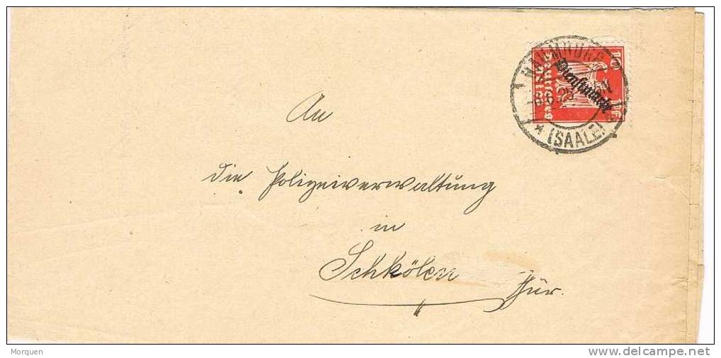 Impresos Servicio Oficial NAUMBURG (Alemania Imperio) 1925. - Dienstmarken