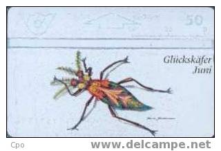 # AUSTRIA 144 Gluckskafer Juni - Insecte - 50 Landis&gyr 06.96 Tres Bon Etat - Autriche