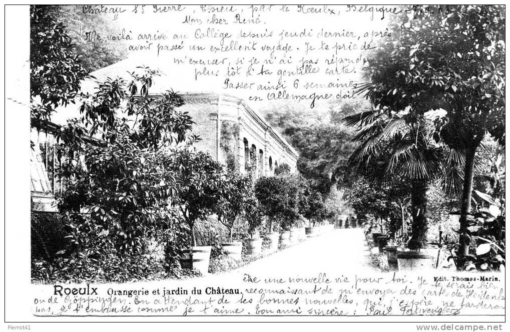 LE ROEULX - Orangerie Et Jardin Du Château - Le Roeulx