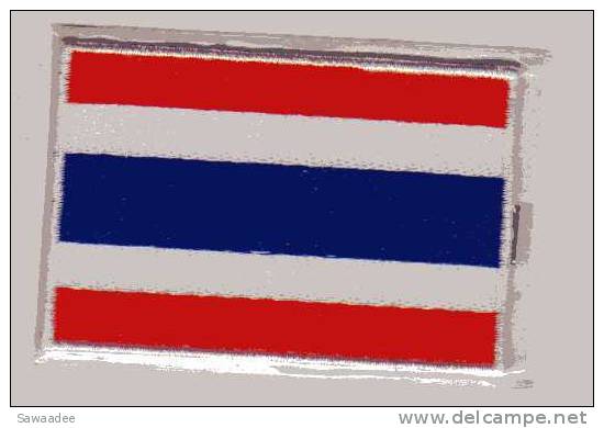 ECUSSON - DRAPEAU THAÎLANDE - SOUS PLASTIQUE - Banderas