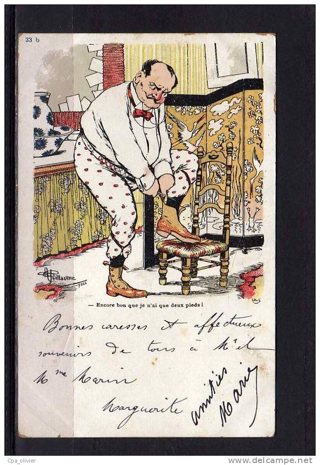 TH Illustrateur, Guillaume, Encore Bon, Je N'ai Que Deux Pieds, Ed LV 33b, 1905, Dos 1900 - Guillaume