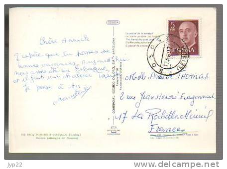 Jolie CP Espagne Recuerdo De Bossost Pirineu Catala Lielda - Multivue Souvenir - CAD Bossost 17-08-1971 - Lérida