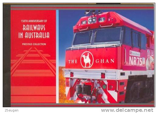 AUSTRALIA 2004 PRESTIGE BOOKLET RAILWAYS - Booklets