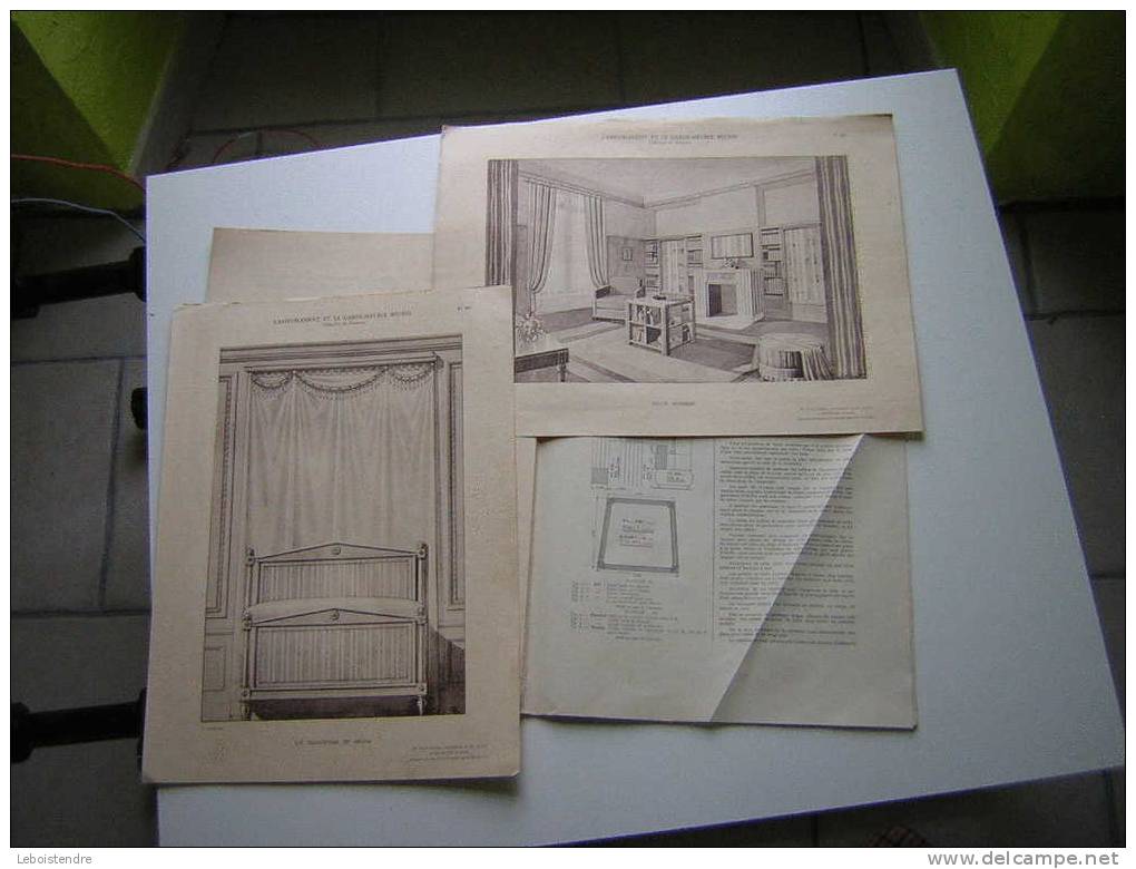 L´AMEUBLEMENT ET GARDE MEUBLE REUNIS-REVUE ARTISTIQUE ET PRATIQUE DU MEUBLE /TENTURE ET DE LA DECORATION INTERIEURE-1926 - Interieurdecoratie