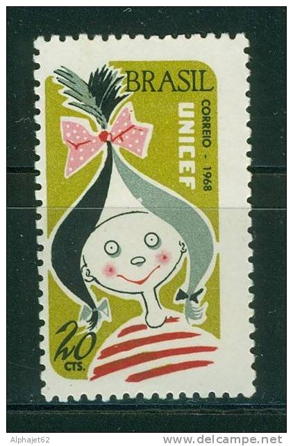 UNICEF - BRESIL - Protection De L'enfance - N° 871 * - 1968 - Unused Stamps