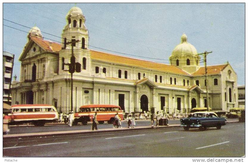 Philippines Manila Manille - Quiapo Church Église - Voitures Taxi - Scène De Rue - Neuve - Filipinas