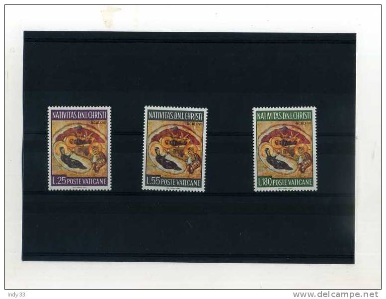 - VATICAN 1961/70 . TIMBRES DU VATICAN  1967 - Neufs