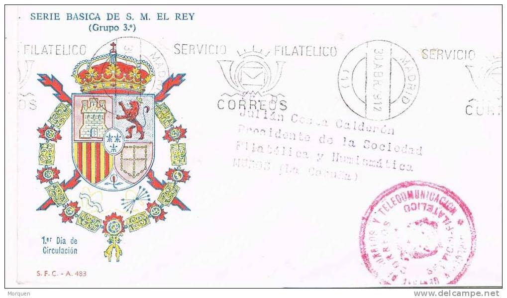 Carta Servicio Filatelico MADRID 1979. Franquicia Correos - Cartas & Documentos