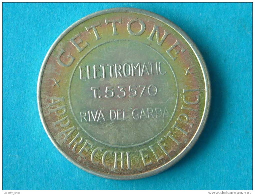 OLYMPIADE MONTREAL 1976 / GETTONE APPARECCHI ELETTRICI - ELETTROMATIC T.53570 RIVA DEL GARDA ! - Autres & Non Classés
