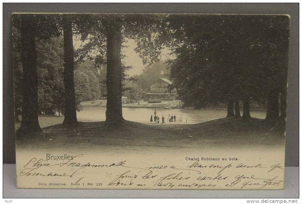 Bruxelles -  Chalet Robinson Au Bois De La Cambre / Brussel - Chalet Robinson In Terkameren Bos - Bossen, Parken, Tuinen