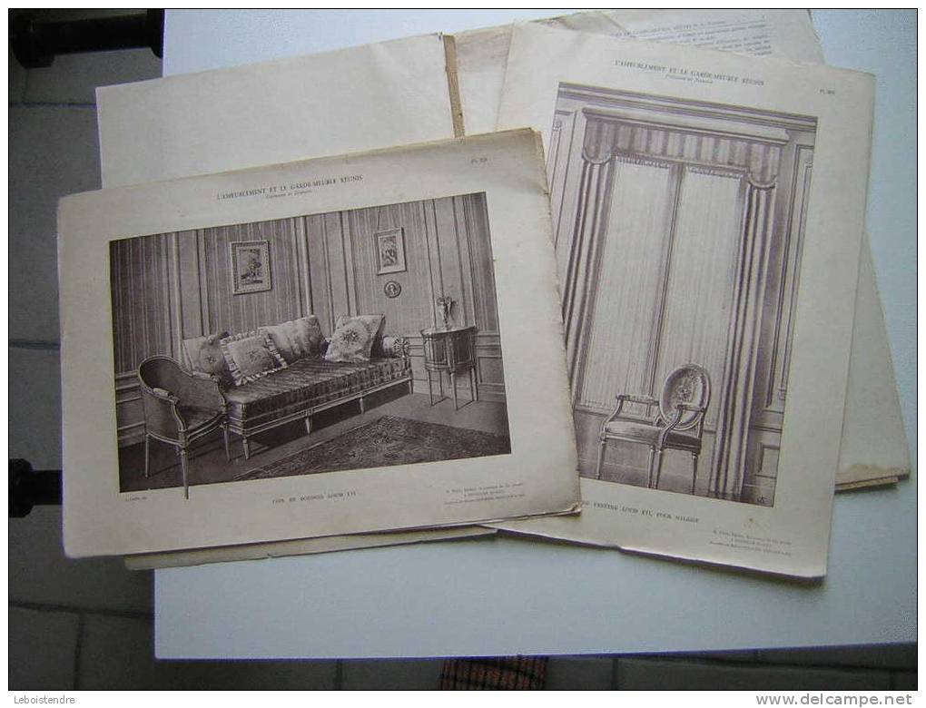 L´AMEUBLEMENT ET GARDE MEUBLE REUNIS-REVUE ARTISTIQUE ET PRATIQUE DU MEUBLE /TENTURE ET DE LA DECORATION INTERIEURE-1926 - Decoración De Interiores