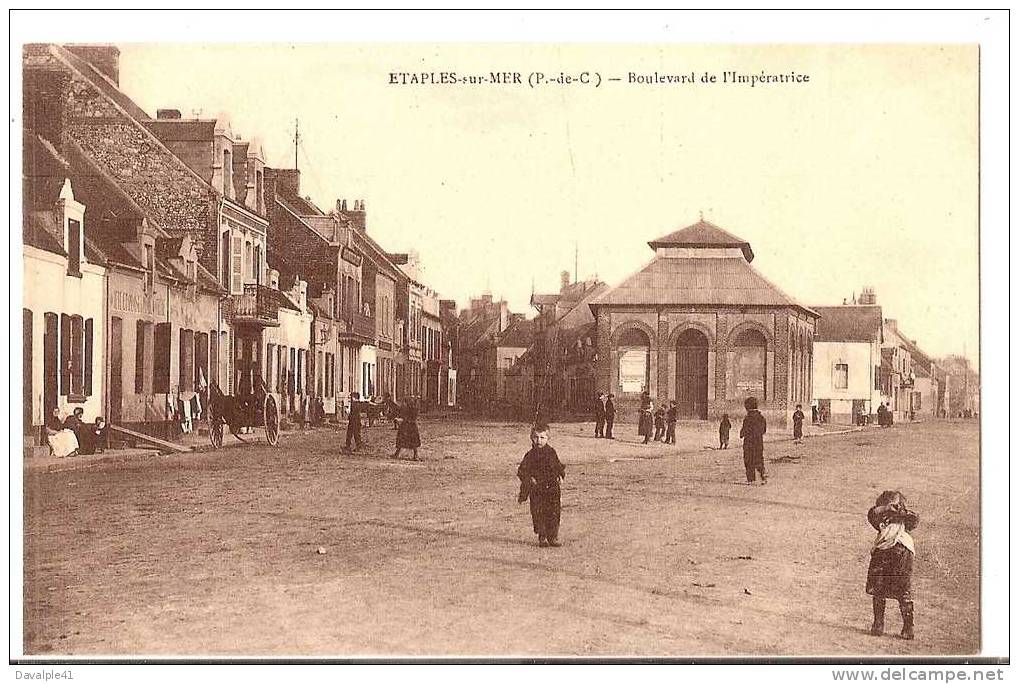 62  ETAPLES Sur MER  BOULEVARD  DE L'IMPERATRICE TRES BON ETAT - Etaples