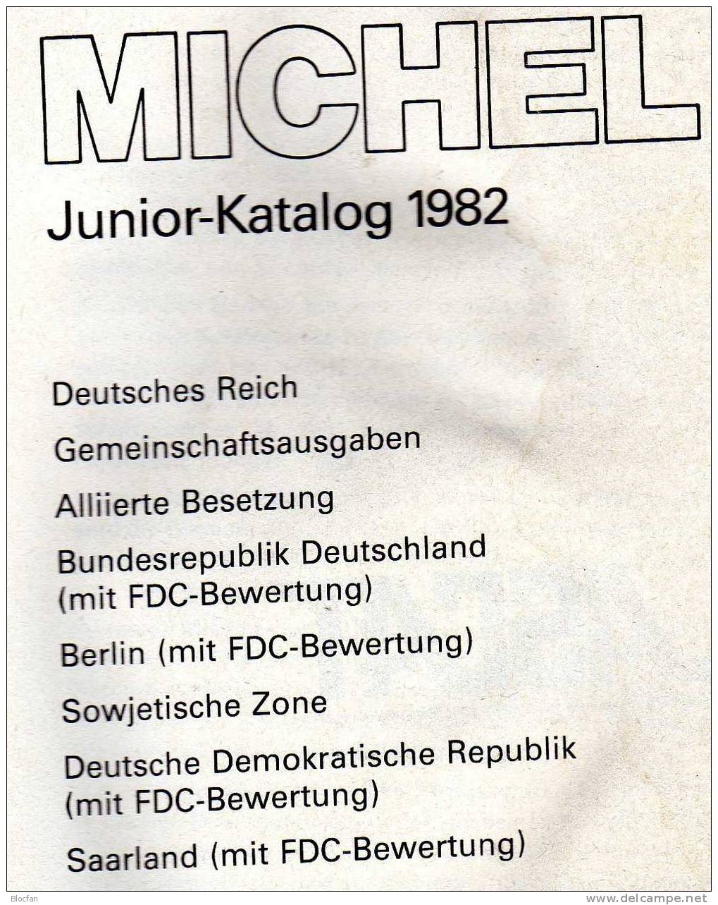 Deutschland Briefmarken Michel Junior Katalog 1982 Antiquarisch 5€ - Andere & Zonder Classificatie