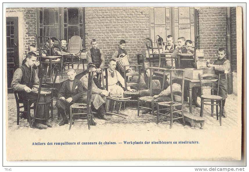 13401 - Institut Royal Des Sourds-Muets Et Des Aveugles Woluwé Par Bruxelles - Ateliers Des Rempailleurs Et Canneurs - Woluwe-St-Lambert - St-Lambrechts-Woluwe