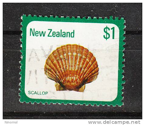 Nuova  Zelanda  -  1979.  Conchiglia.  Shell.  Viaggiato - Conchas