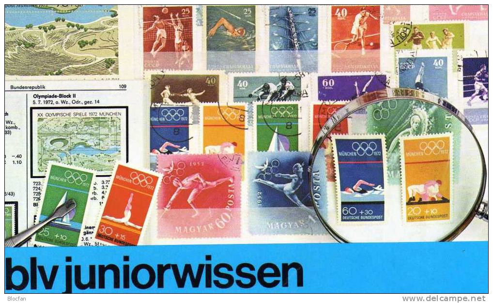 Briefmarken Sammeln Juniorwissen1976 Antiquarisch 4€ Motivation - Autres & Non Classés