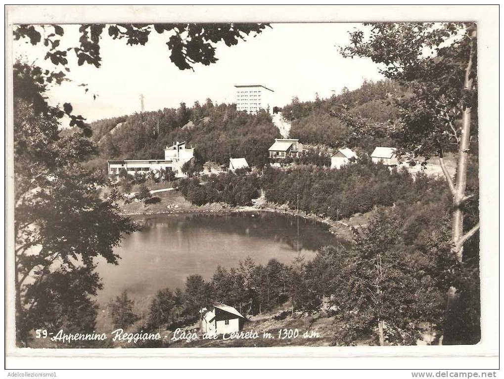 419)cartolina Dell' Appennino Reggiano-lago Del Cereto-viaggiata - Reggio Nell'Emilia