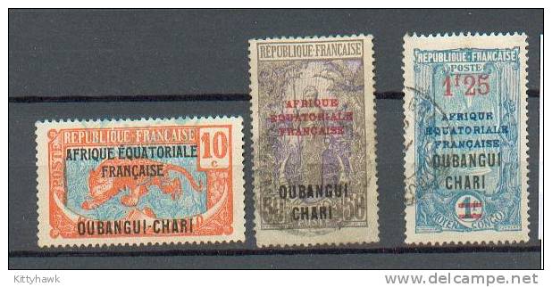 Oub 12 - YT 63 - 65- 70 Obli - Used Stamps